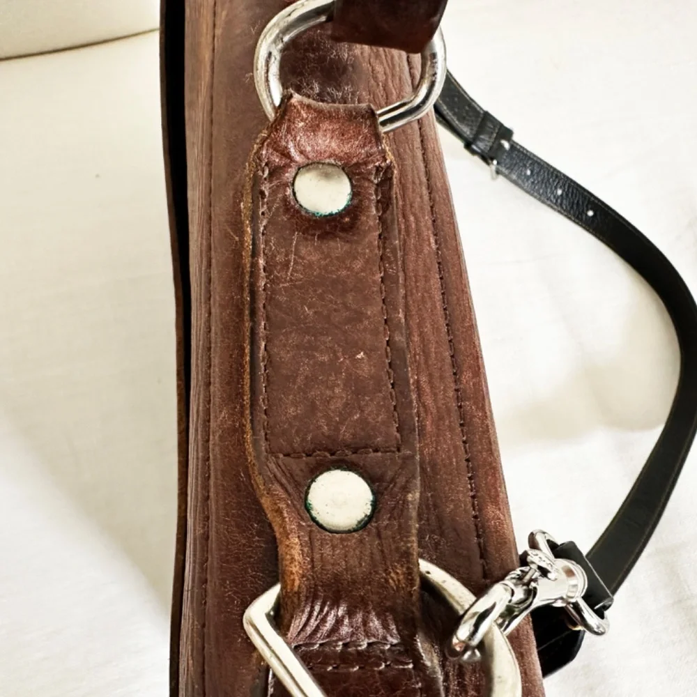Michael Bianco Vintage Leather Briefcase – Made in USA